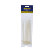 Cinchos plásticos 160 x 4.8 mm, tensión 27 Kg de 50 piezas color natural Surtek