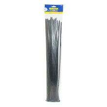 Cinchos plásticos 450 x 4.8 mm, tensión 27 Kg de 25 piezas color negro Surtek
