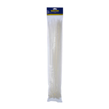 Cinchos plásticos 500 x 7.8 mm, tensión 70 Kg de 50 piezas color blanco Surtek