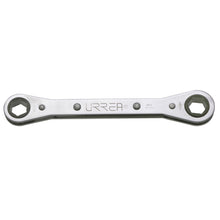 Llave de estrías pulido espejo plana de matraca métrica, 12 puntas, 19 x 21 mm Urrea