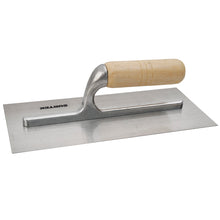 Llana lisa de acero al alto carbón con mango de madera 11" x 5" Surtek