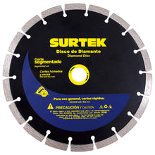 Disco de diamante segmentado, 4" Surtek