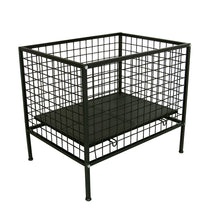 Botadero metálico negro 80 x 70 x 60 cm Surtek