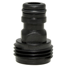 Conector para manguera de riego con sistema click 3/4" macho Surtek