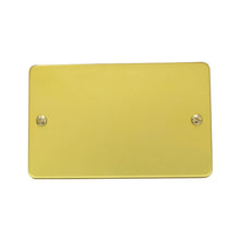 Placa ciega de aluminio, línea estándar, color oro Surtek