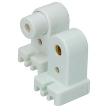Portalámpara compacta Slim Line con terminales de presión, 2  piezas Surtek