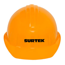 Casco de seguridad con ajuste de intervalos, color naranja Surtek