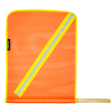 Banderín de malla plástica con reflejante y vástago de madera Surtek