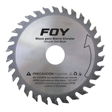 Disco para sierra circular para corte aluminio 120 dientes, 12" Foy