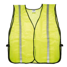 Chaleco de seguridad de malla de poliéster de alta visibilidad amarillo unitalla Foy