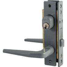Cerradura clásica para puerta de aluminio función sencilla, gris, llave estándar Lock