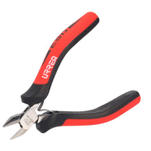 Pinza para electrónica con mango antiestático corte diagonal de 4-1/2" al ras Urrea