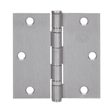 Bisagra cuadrada arquitectónica con balero de acero níquel satinado 4" x 4" Lock