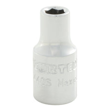Dado cuadro de 1/4", 6 puntas, en pulgadas, 3/16" Surtek