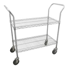 Carro utilitario de alambre 36" x 24" 2 niveles Urrea