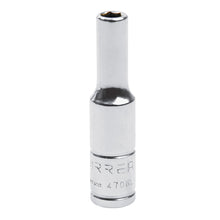 Dado largo cuadro de 1/4", 6 puntas, en pulgadas, 3/16" Urrea