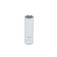Dado largo cuadro de 1/4", 6 puntas, en pulgadas, 3/8" Urrea