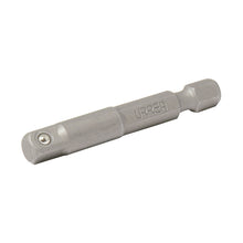 Adaptador con balín para dados cuadro hembra de 1/4", hexágono de 1/4" x 2" Urrea