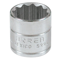 Dado cuadro de 3/8", 12 puntas, en pulgadas, 7/8" Urrea
