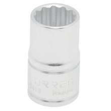 Dado cuadro de 1/2", 12 puntas, en pulgadas, 9/16" Urrea