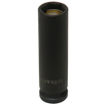 Dado de impacto largo con imán cuadro de 3/8", 6 puntas, métrico, 13 mm Urrea