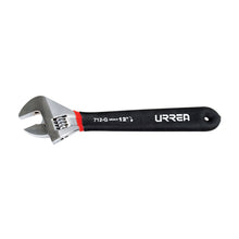 Llave ajustable cromada con mango Rubber grip 12" Urrea