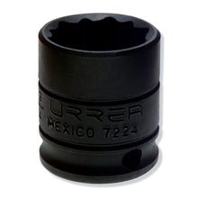 Dado de impacto cuadro de 3/8", 12 puntas, en pulgadas, 3/4" Urrea