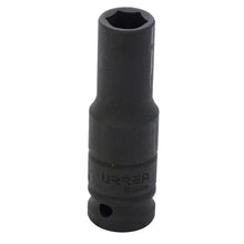Dado de impacto largo cuadro de 1/2", 6 puntas, en pulgadas,  3/8" Urrea