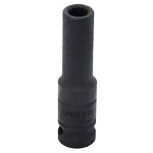 Dado de impacto largo cuadro de 1/2", 12 puntas, en pulgadas, 9/16" Urrea