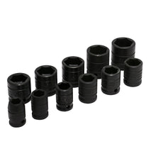 Juego de dados de impacto cuadro de 1/2", 6 puntas, en pulgadas, 11 piezas Urrea