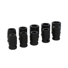 Juego de dados de impacto cuadro de 1/2", 6 puntas, métricos, 10 piezas Urrea