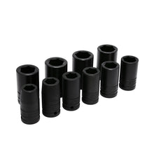 Juego de dados largos de impacto cuadro de 3/4", 6 puntas, en pulgadas, 10 piezas Urrea