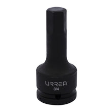 Dado de impacto con punta hexagonal cuadro de 3/4", en pulgadas, 3/4" Urrea