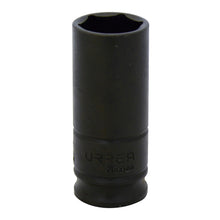 Dado de impacto largo cuadro de 3/8", 6 puntas, en pulgadas, 9/16" Urrea