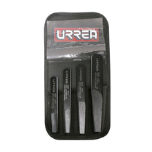 Juego de extractor rectos para tornillos y tubo, 4 piezas Urrea