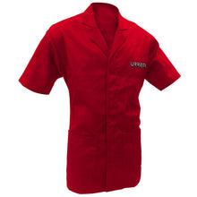 Bata color rojo talla G Urrea