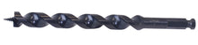 Broca para madera de acero al carbono tipo gusano 1-1/8" zanco de 1/2" Urrea