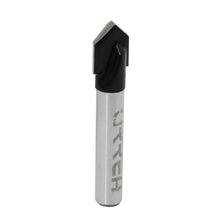 Broca para router de acero corte en "V" 3/8" zanco de 1/4" Urrea