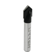 Broca para router de acero corte en "V" 1/2" zanco de 1/4" Urrea