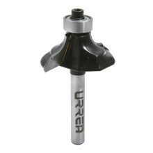 Broca para router de acero clásica con balero 1-3/8" zanco de 1/4" Urrea