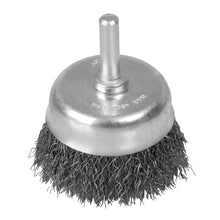 Carda circular alambre delgado 3" x 0.30 con zanco 1/4" Foy