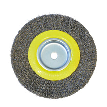 Carda copa ondulada alambre delgado para esmeril 6" x 1-1/8" eje 1/2" Surtek
