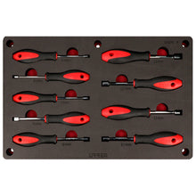 Juego de destornilladores mango bimaterial de caja combinados, 9 piezas Urrea