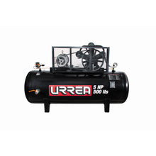 Compresor de aire eléctrico de banda 500 Lt, 5 HP, 220 V - 440 V Urrea