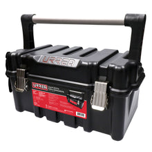 Caja portaherramientas plástica con broches metálicos  17" x 9" x 8" Urrea