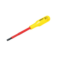 Destornillador con mango amarillo dieléctrico, punta cabinet 1000 V 5/32" x 4" Surtek