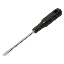 Destornillador con mango negro, punta plana barra redonda 3/8" x 8" Foy