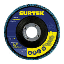 Disco laminado tipo 29 grano 40, 7" Surtek