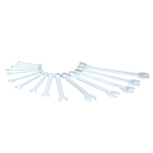 Juego de llaves combinadas satinadas métricas, 12 puntas, 15 piezas Surtek