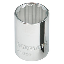 Dado cuadro de 3/8", 12 puntas, en pulgadas, 1/2" Surtek
